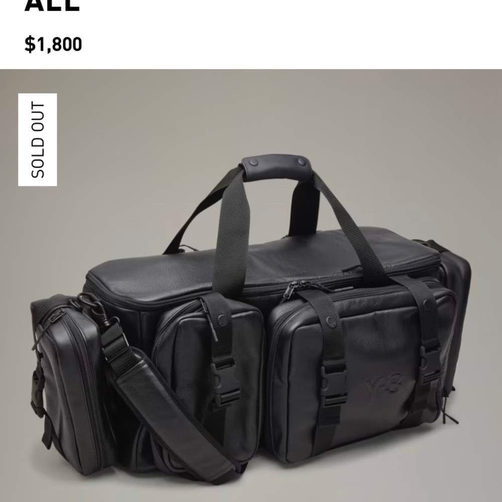 Adidas X Y3 Mobile Archive hold-all bag